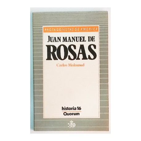 JUAN MANUEL DE ROSAS