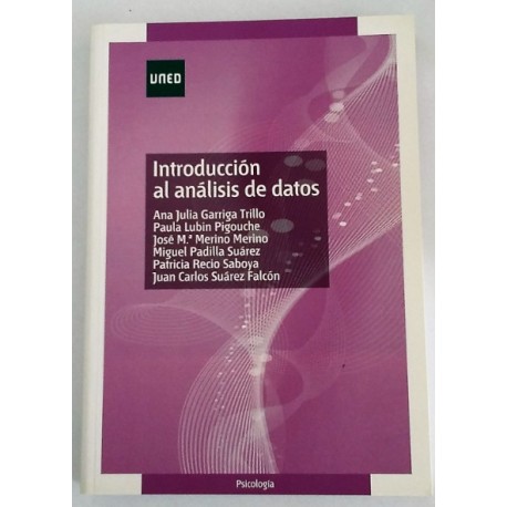 INTRODUCCIÓN AL ANÁLISIS DE DATOS