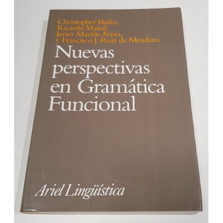 NUEVAS PERSPECTIVAS EN GRAMÁTICA FUNCIONAL