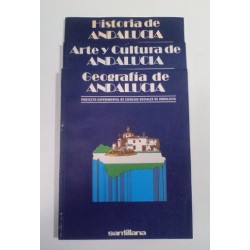 ARTE Y CULTURA DE ANDALUCÍA / Hª DE ANDALUCÍA / GEOGRAFÍA DE ANDALUCÍA 3 TOMOS