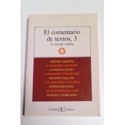 EL COMENTARIO DE TEXTOS 3 LA NOVELA REALISTA