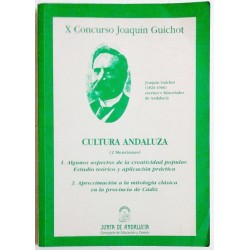 CULTURA ANDALUZA (2 MENCIONES). X CONCURSO JOAQUIN GUICHOT